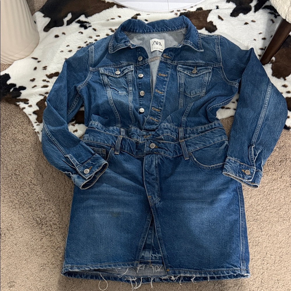 Zara Kids Dark Blue Denim Jacket